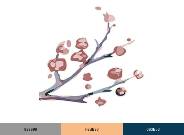 Cherry Tree Beads brand color palette