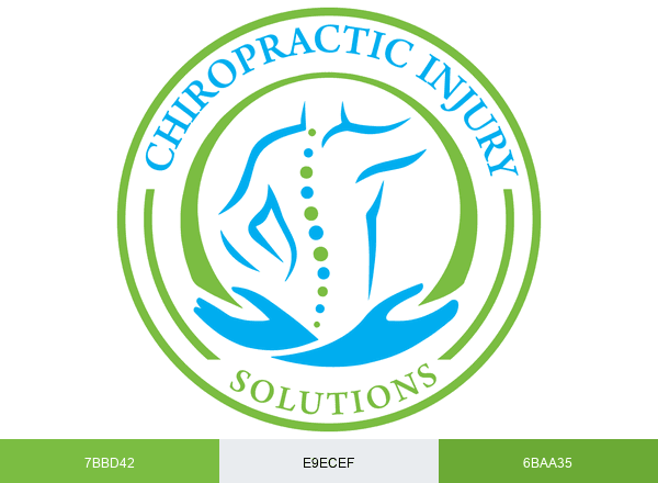 Chiropractic Injury Solutions brand color palette