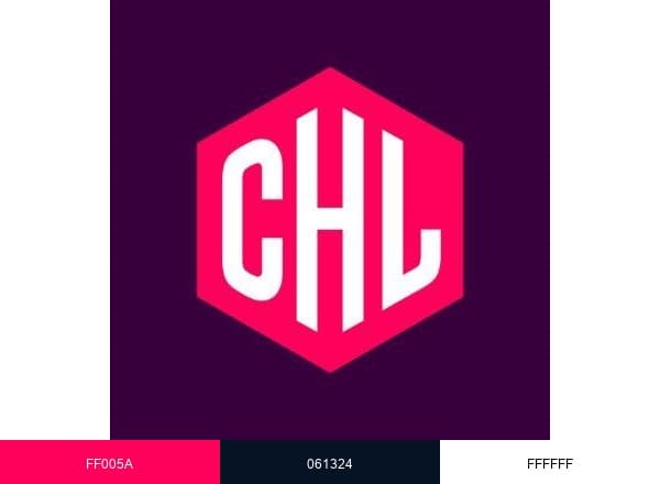 Champions Hockey League brand color palette