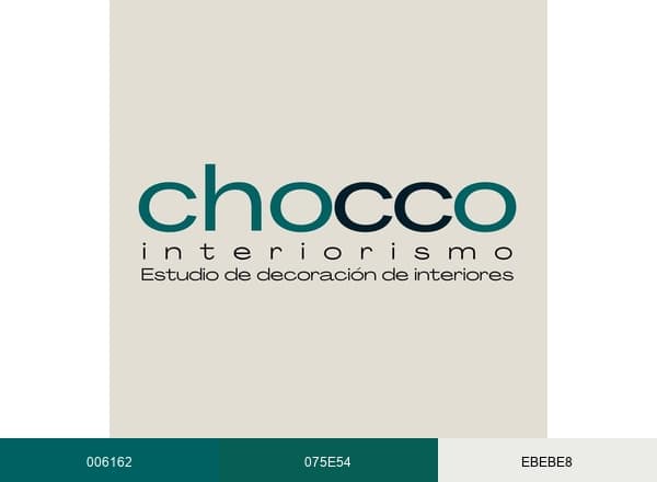 Chocco Interiorismo brand color palette