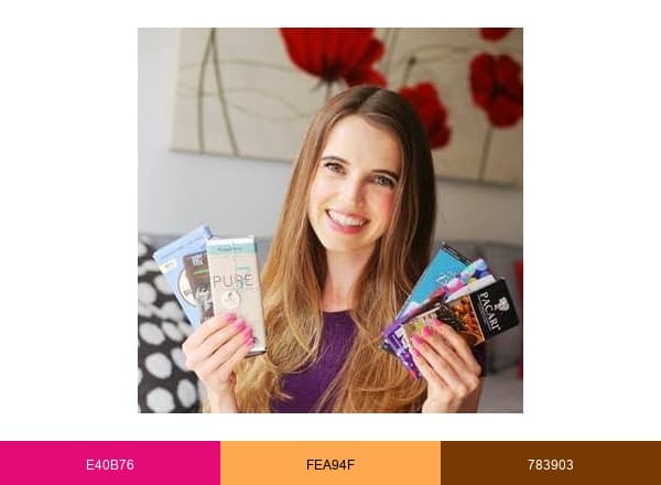 Chocolate Covered Katie brand color palette