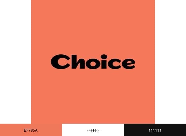 Choice brand color palette