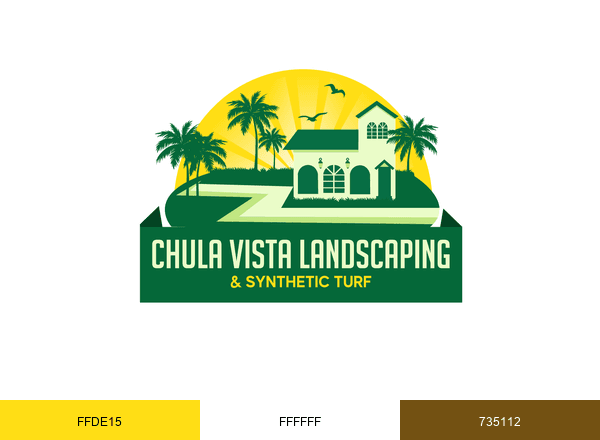 Chula Vista Landscaping & Synthetic Turf brand color palette