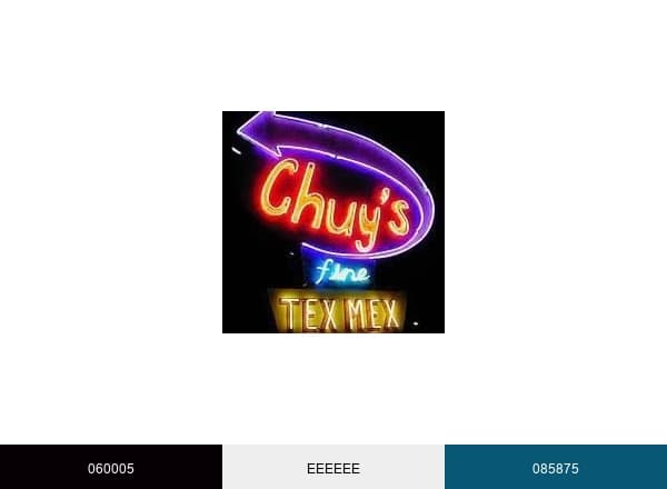 Chuy's brand color palette