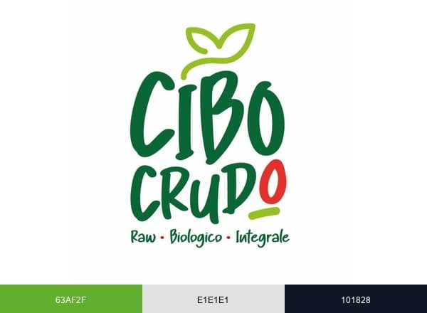 CiboCrudo brand color palette