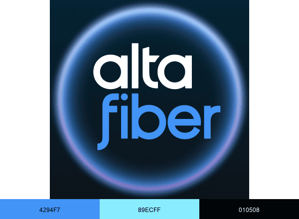 Altafiber brand color palette