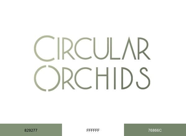 Circular Orchids brand color palette