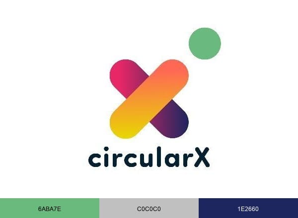 Circular X brand color palette