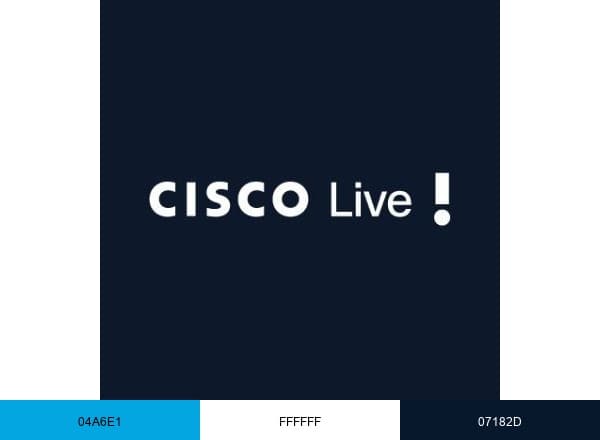 Cisco Live APJC brand color palette