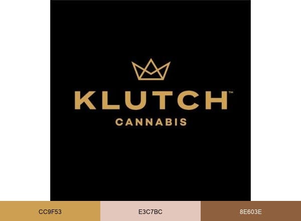 Klutch Cannabis brand color palette