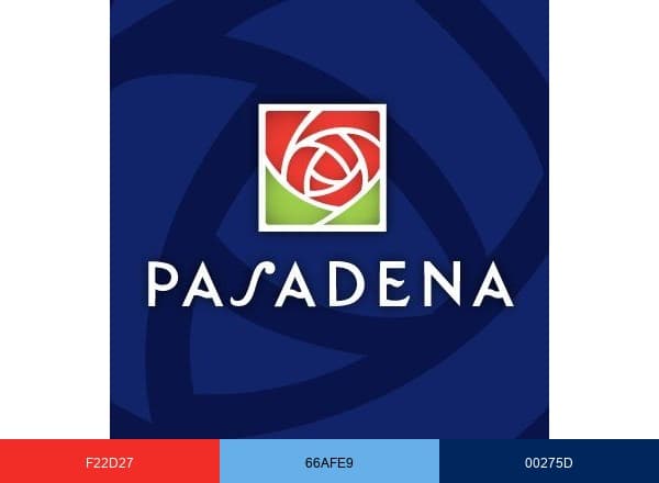 City of Pasadena brand color palette