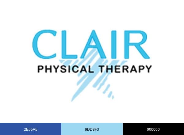 Clair Physical Therapy brand color palette