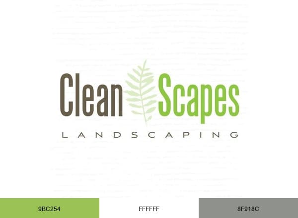 Clean Scapes brand color palette