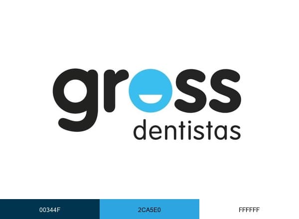 Clínica Dental Gross Dentistas brand color palette