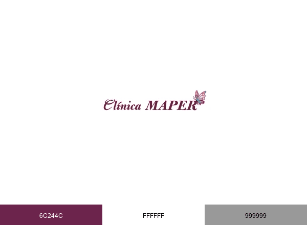 CLINICA MAPER brand color palette