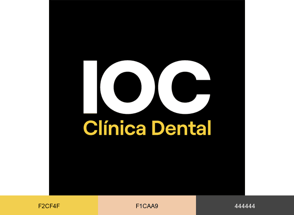 IOC Clínica Dental brand color palette