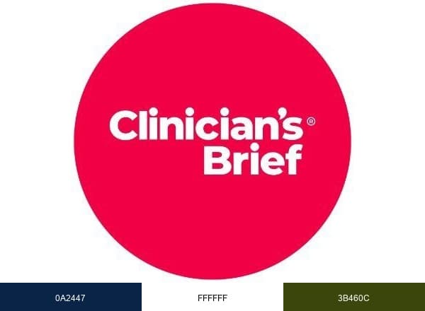 Clinician's Brief brand color palette