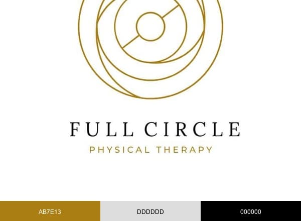 Full Circle Physical Therapy brand color palette
