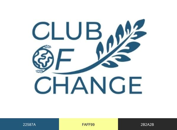 Club of Change brand color palette
