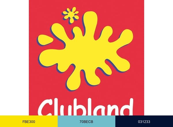 Clubland Playscheme brand color palette