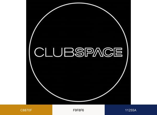 CLUB SPACE brand color palette