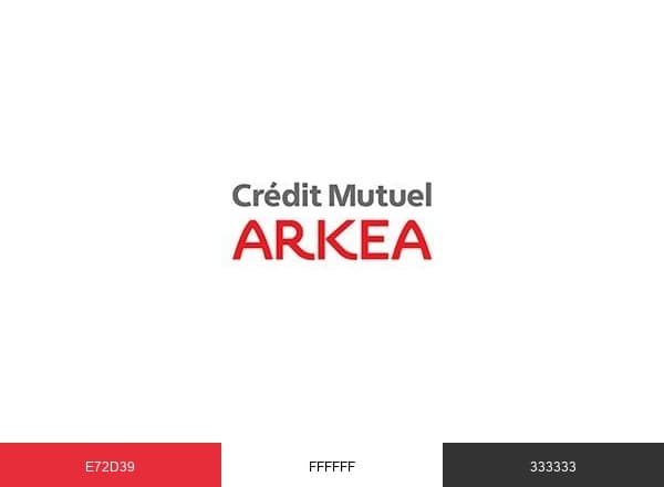 Crédit Mutuel Arkéa brand color palette