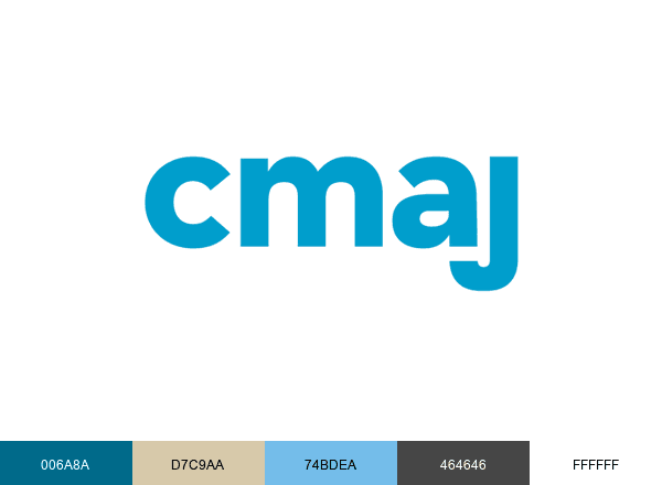 CMAJ brand color palette