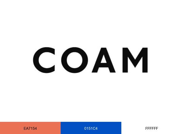 COAM brand color palette