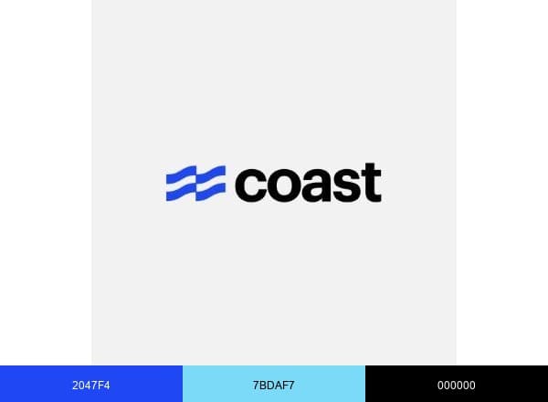 Coast brand color palette