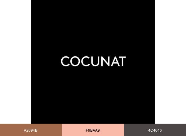 Cocunat brand color palette