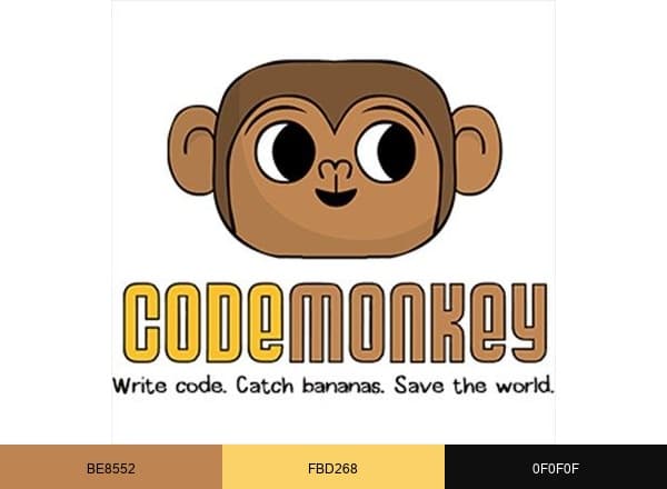 CodeMonkey brand color palette