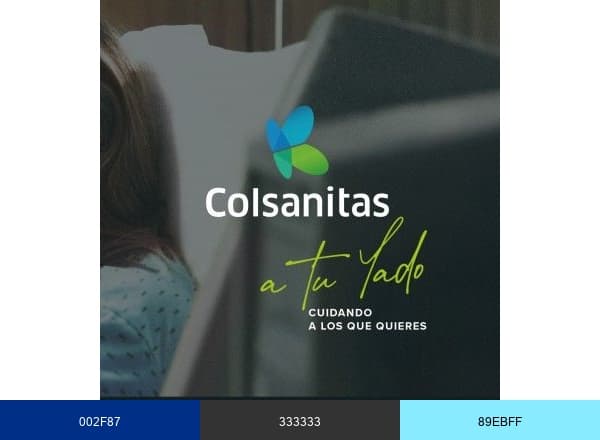 Colsanitas brand color palette