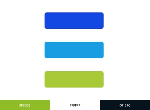 Commonly Well brand color palette