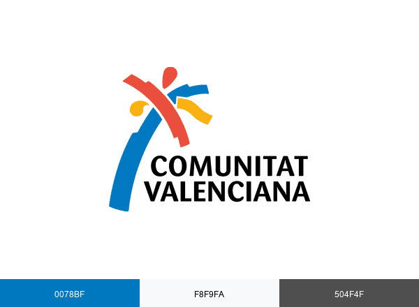 Comunitat Valenciana brand color palette