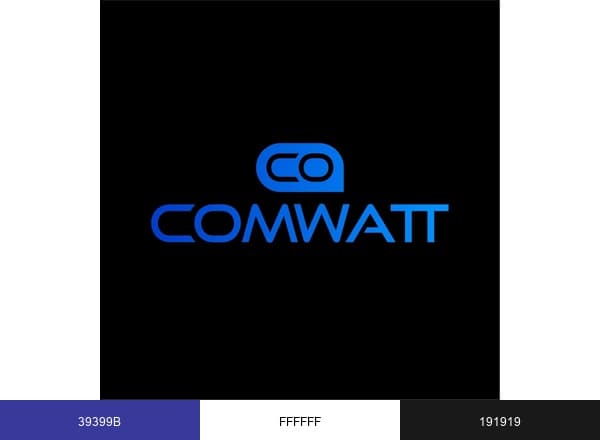 Comwatt brand color palette