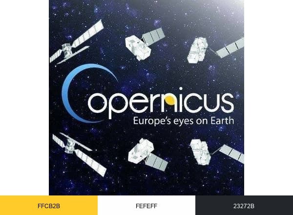 Copernicus EU brand color palette