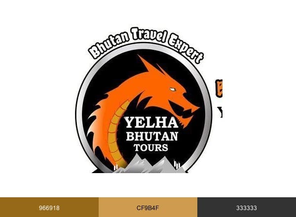 Yelha Bhutan Tours brand color palette