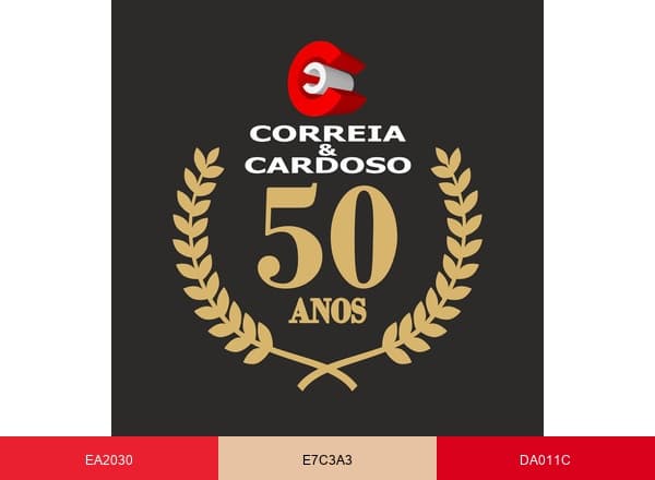 Correia Cardoso brand color palette