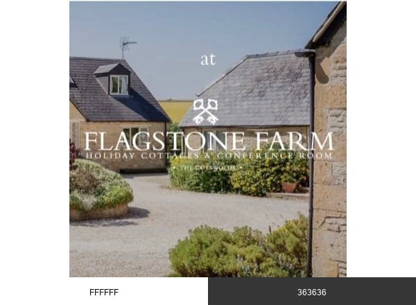 Flagstone Farm Conferences & Cottages brand color palette