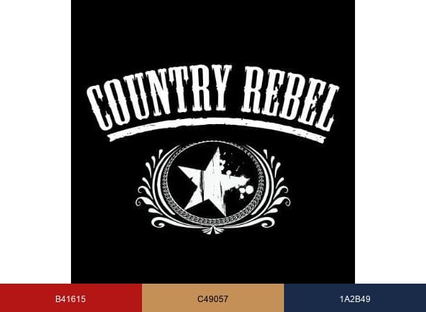 Country Rebel brand color palette