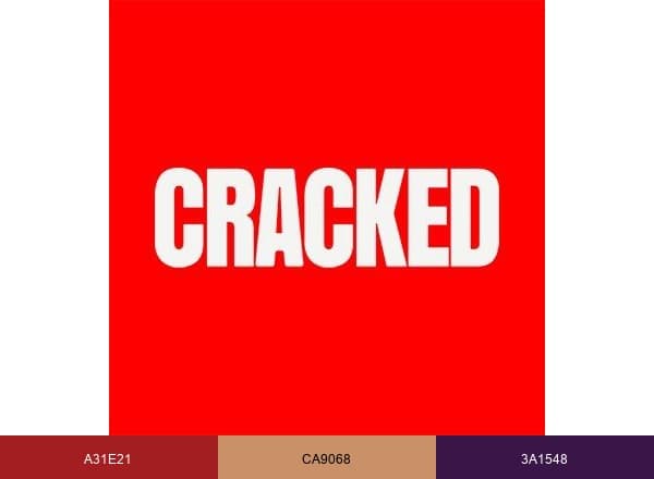 Cracked.com brand color palette