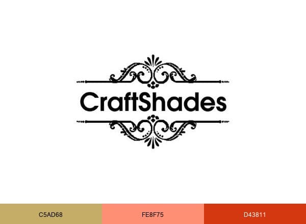 CraftShades brand color palette