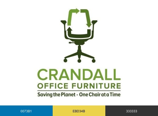 Crandall Office Furniture brand color palette