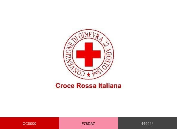 Croce Rossa Italiana brand color palette