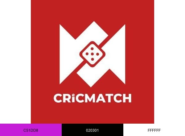 Cricmatch Official brand color palette