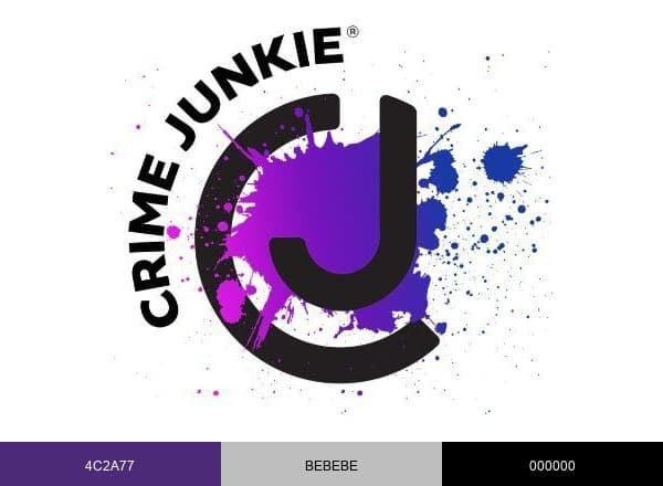 Crime Junkie Podcast brand color palette