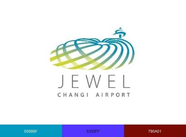 Jewel Changi Airport brand color palette