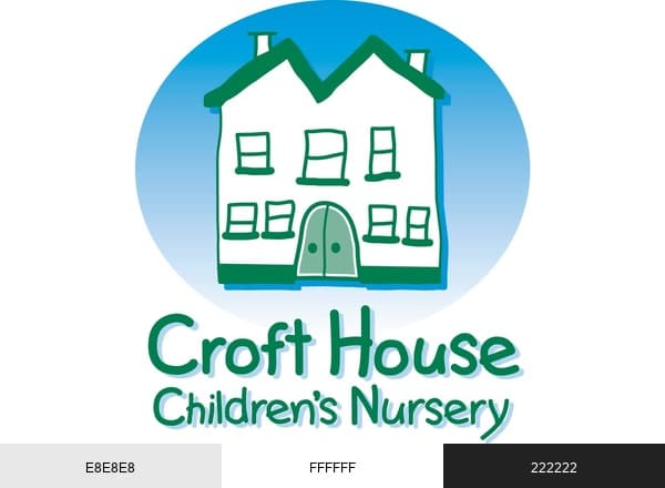 Croft House nursery brand color palette