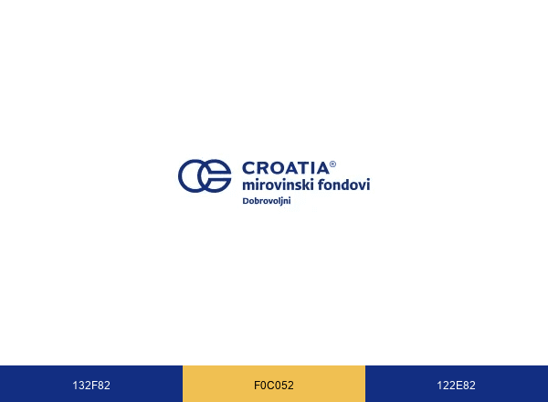 Croatia Insurance Voluntary Pension Fund brand color palette