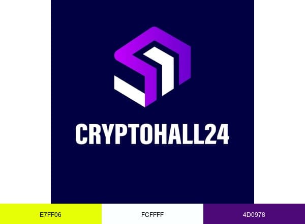 Cryptohall24 brand color palette